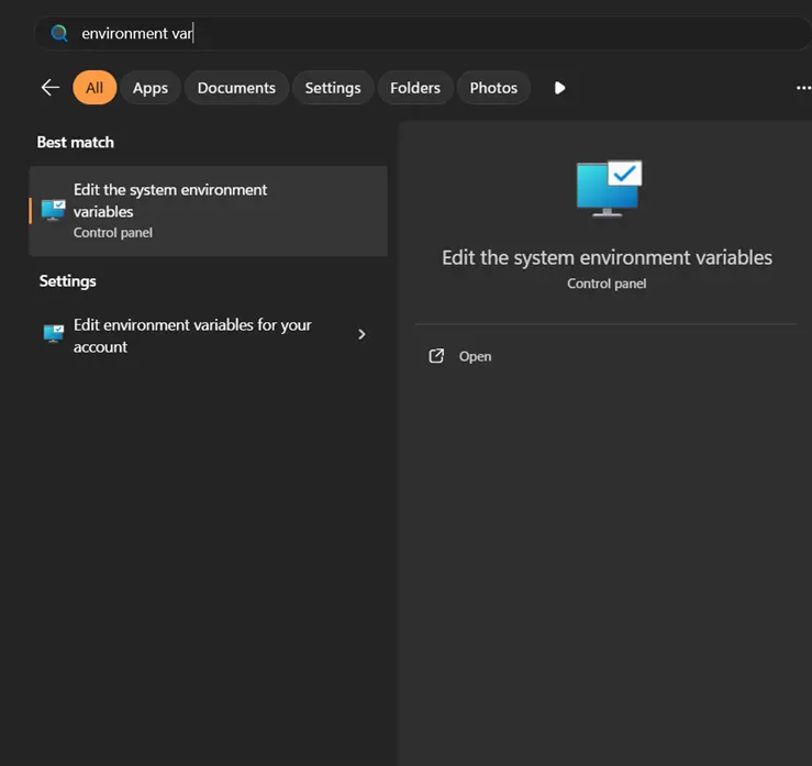 environment-variables-sdk-tools
